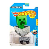 Hot Wheels Coleccion Minecart Juego Minecraft Zombie