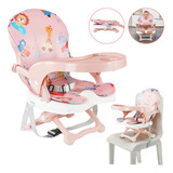 Periquera Para Bebe Portatil Plegable Silla Comer Ajustable