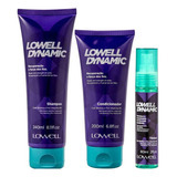 Lowell - Dynamic Shampoo 240ml + Cond. 200ml + Tônico 60ml