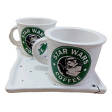 Taza Star Wars Coffee ( X 2 ) No Incluye Plato