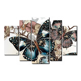 Cuadro Decorativo Moderno Mariposas Vintage