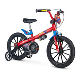 Bicicleta Infantil Aro 16 Com Rodinhas Spider Man Nathor