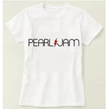 Camiseta Banda Rock Pearl Jam Camisa Blusa