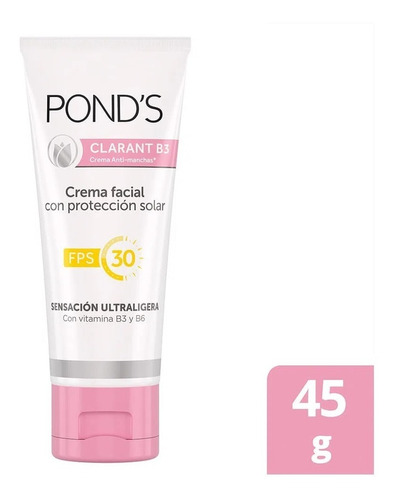 Crema Facial Ponds Clarant B Con Protector Solar Fps 30