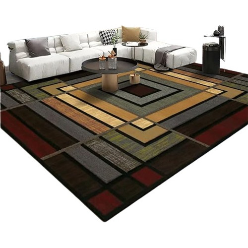 Alfombra Multicolor 3d Para Living