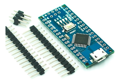  Placa Arduino Nano Conector Micro Usb Pino Não Soldado 328p