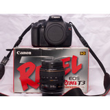  Canon Eos Rebel T3 Dslr Color  Negro 