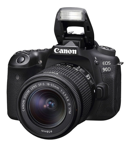 Câmera Canon 90d 32.5mp Kit 18-55mm Is Stm Nfe Prontaentrega