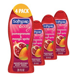 Softsoap Gel De Baño De Y Mango Spritz, 20 Onzas, Paquete .