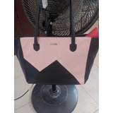 Cartera Mary Kay Negro Y Rosa Pastel