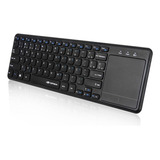 Teclado C3tech K-wt100bk Wireless Com Touchpad Preto