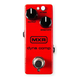 Pedal Compresor Mini Dina Comp Mxr M-291 Color Rojo