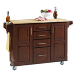 Carro De Cocina Home Styles Create-a-cart, Madera Noble, Cer