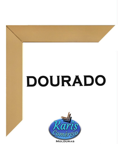 Moldura Quadro 21x30 P/ Certificados 3 Unidades A4 C/ Vidro 