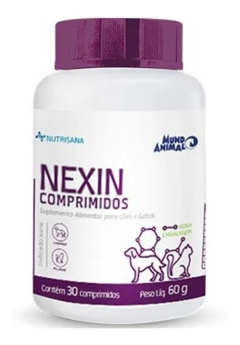 Nutrisana Nexin Suplemento Alimentar  Cães E Gatos 60 G