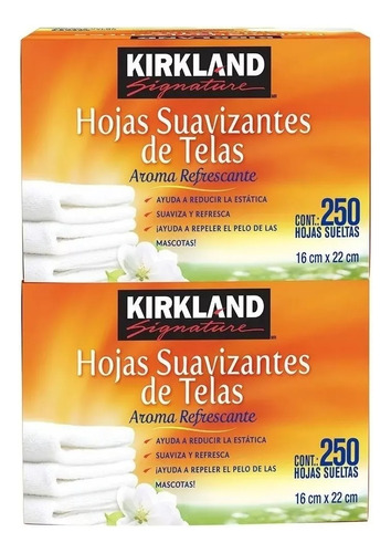 Hojas Suavizantes De Telas Kirkland 561851 500 Pzas