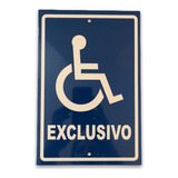 Letrero Discapacitado Señalamiento Reflejante Discapacidad G
