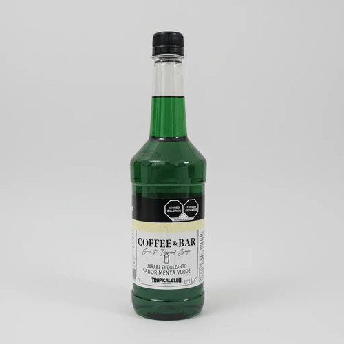 Jarabe De Menta Verde Tropical Club 1l Botella