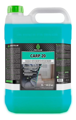 Carp-20 Limpa Carpete Tapetes Estofados Protelim 5 L