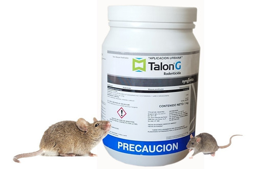 Talon G Raticida Bloque 1 Kg Brodifacoum Cebo Ratas Ratones