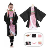 $ Conjunto Cosplay De Kamado Nezuko Disfraz Anime Adultos