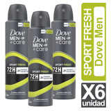 Desodorante Hombre, Dove, Rexona, Nivea Pack X6 Unid