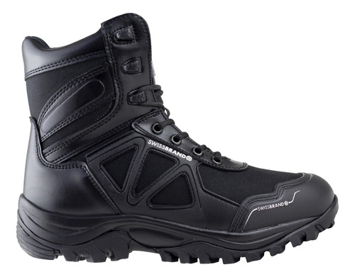 Botas Tacticas Hombre Swissbrand Urbana Seguridad 990 Negro