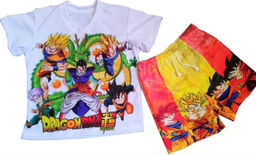 Conjunto Deportivo Para Niños De Dragon Ball Goku - H