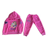 Conjunto Pants Sudadera Niña Bebe Barbie Bordado