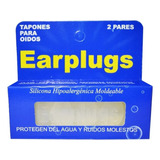 Tapones Para Oidos De Silicona Moldeable Earplugs X 4 Pares