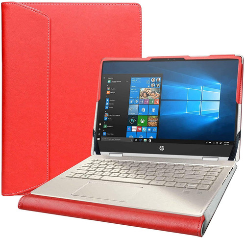 Funda Roja Para Hp Chromebook X360 De 14 Pulgadas