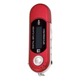 Reproductor Mp3 Portátil Rojo Para Correr Al Aire Libre