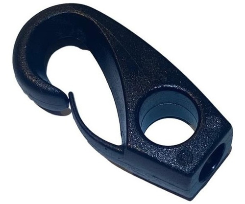 Mosqueton Gancho Plastico Negro Para Shocord 40mm - Nautica