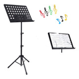 Estante De Partitura Maestro Suporte Pedestal Cifras Pulpito