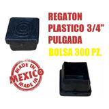 Regaton Tapón Cuadrado 3/4   Pulgada Plastico Bolsa 300pz 