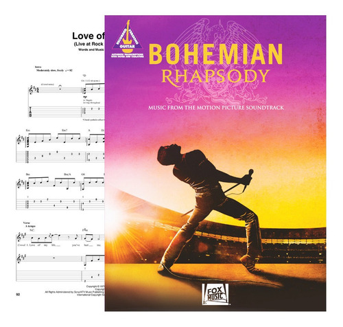 Partitura Guitarra Recorded Queen Bohemian Rhapsody Digital