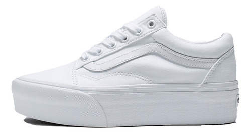 Tenis Vans Blancos Plataforma Media M.0a3av8w00