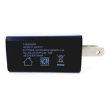 Cargador Cubo 1hora Usb 5v 2a Blanco Negro 