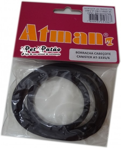 Atman O-ring Anel De Vedação Canister At-3335 E At-3336