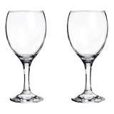 2 Taças Vidro Vinho Água Refrigerante Cok Emperador 345ml