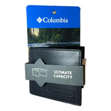 Billetera Columbia Negra Hombre Rfid  Ultimate Capacity 