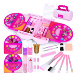 Set De Maquillaje De Juguete Para Niñas. Incluye Accesorios 