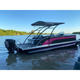 Lancha Pontoon Lerch 240 Con Evinrude 140hp