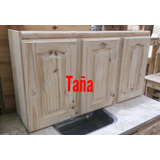 Alacena 1.20mt De Cocina Pino Macizo Para Mesada Fabricantes