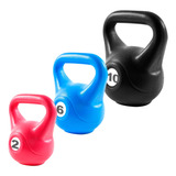 Kit Pesas Rusas Kettlebell Crossfit Mancuerna 2-6-10k