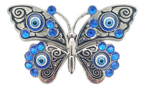 Iman Decorativo Ojo Turco Proteccion Mariposa Para Nevera