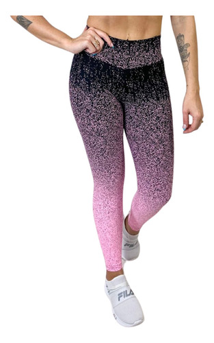 Legging Jacquard Degradê Zero Transparência