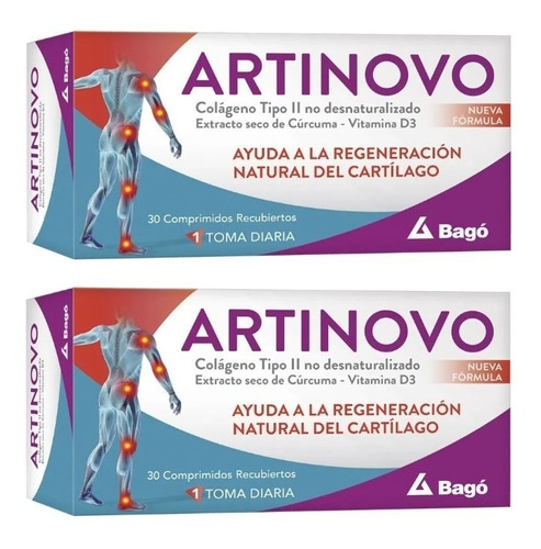 Colageno Artinovo Regeneracion Natural Del Cartilago 60u Msm