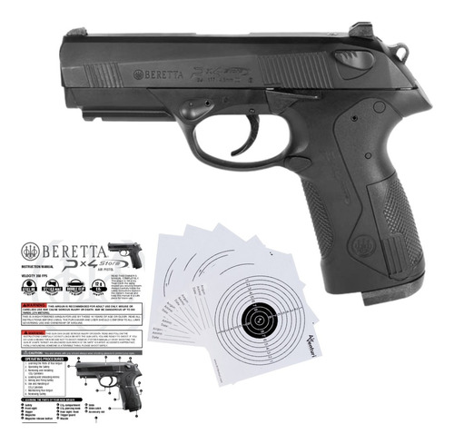 Airsoft Co2 Beretta Px4 Storm Blowback Pellet Bbs 177 Xtre C