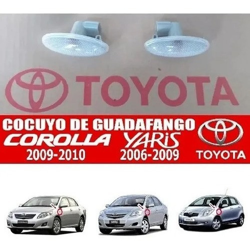 Cocuyo Toyota Yaris Sport 2006-2007-2008 Ambos Lados  Foto 3